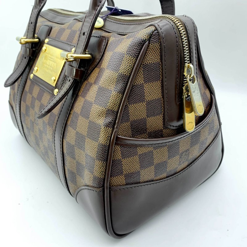 Louis Vuitton Damier Berkeley 路易威登棋盤格手提包，MM，N52000，真品，現貨，免運-1