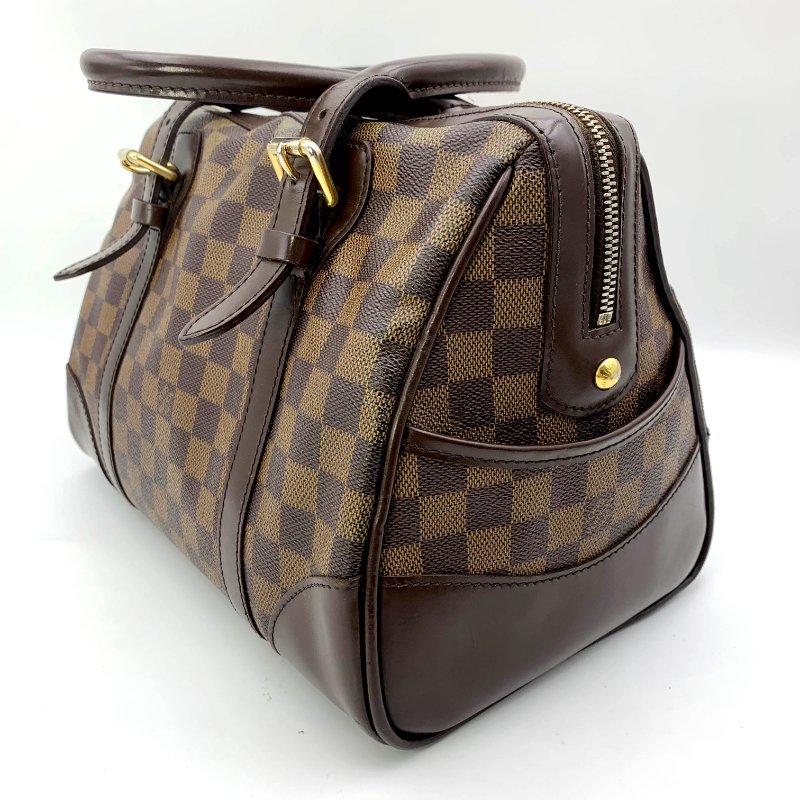 Louis Vuitton Damier Berkeley 路易威登棋盤格手提包，MM，N52000，真品，現貨，免運-5