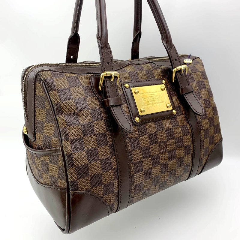 Louis Vuitton Damier Berkeley 路易威登棋盤格手提包，MM，N52000，真品，現貨，免運-8
