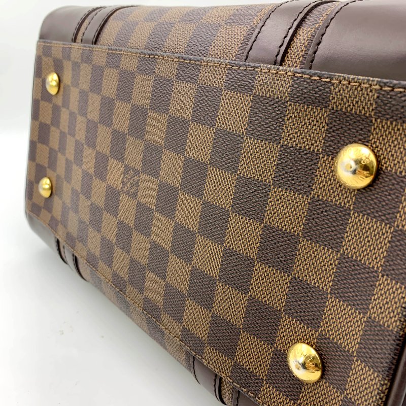 Louis Vuitton Damier Berkeley 路易威登棋盤格手提包，MM，N52000，真品，現貨，免運-19