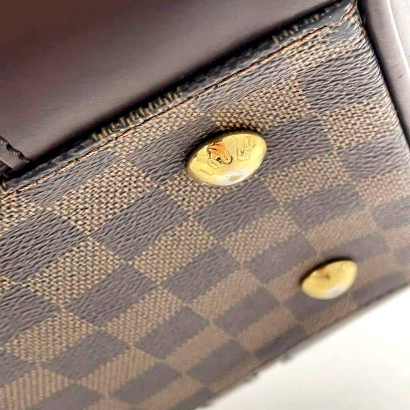 Louis Vuitton Damier Berkeley 路易威登棋盤格手提包，MM，N52000，真品，現貨，免運-20