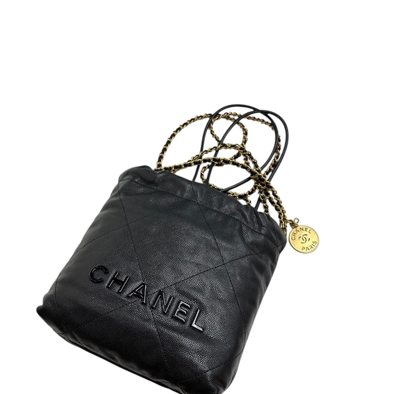 Chanel 22 mini AS3980牛皮荔枝紋-7