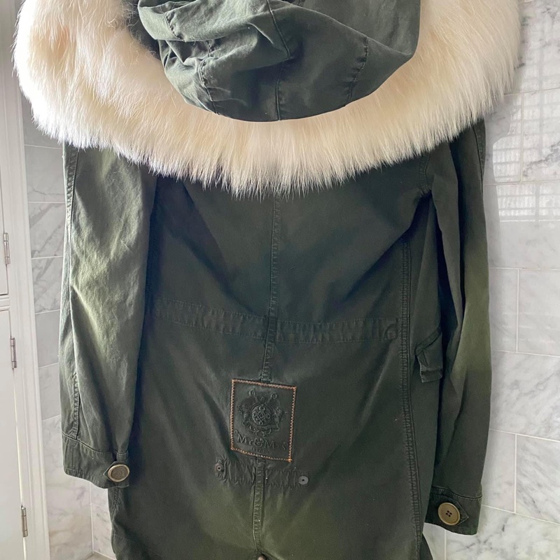 正 Mr&Mrs ltaly 皮草外套 mr & mrs Italy XXS皮草夫婦 長版狐狸毛-1