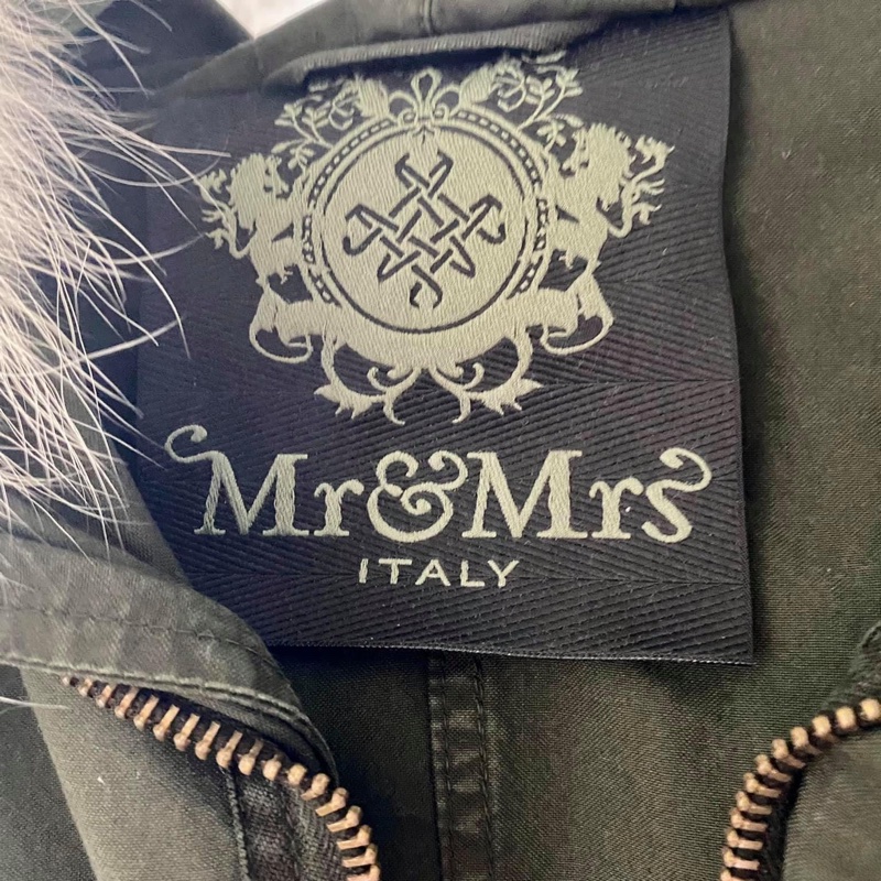 正 Mr&Mrs ltaly 皮草外套 mr & mrs Italy XXS皮草夫婦 長版狐狸毛-2