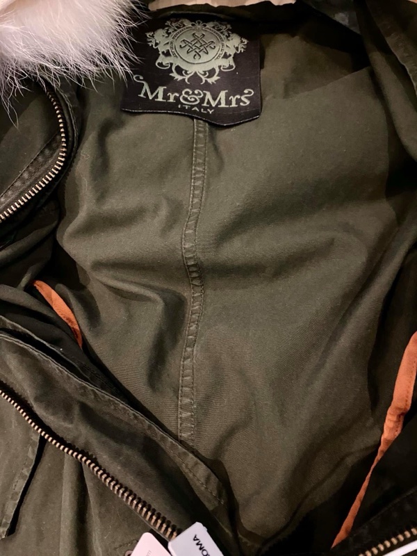 正 Mr&Mrs ltaly 皮草外套 mr & mrs Italy XXS皮草夫婦 長版狐狸毛-5