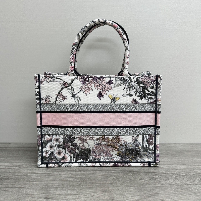 DIOR Book Tote春夏花卉刺繡中號手提托特包 36*27*5*16.5 全新閒置配件塵袋購證-6