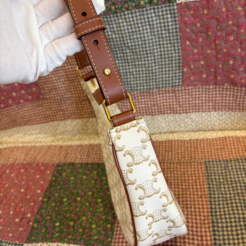 🈶購證 #全網最低💰 #白色情人節 Celine Ava白凱旋門腋下肩背包-18