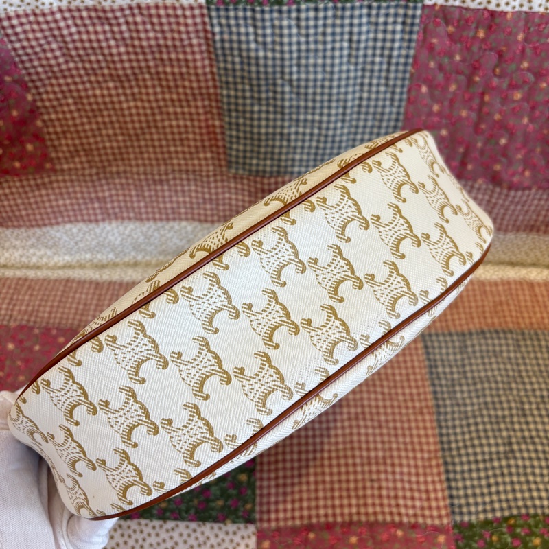 🈶購證 #全網最低💰 #白色情人節 Celine Ava白凱旋門腋下肩背包-19