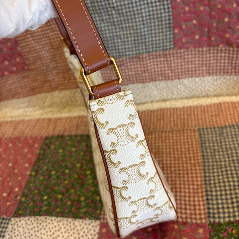 🈶購證 #全網最低💰 #白色情人節 Celine Ava白凱旋門腋下肩背包-20