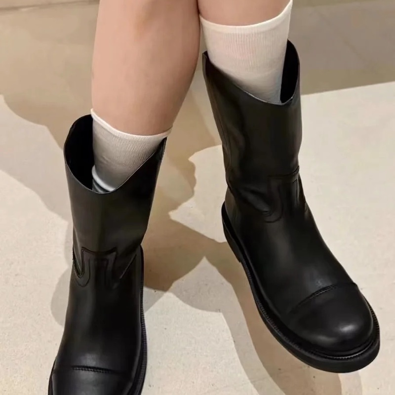 CHANEL香奈兒騎士靴黑色-1