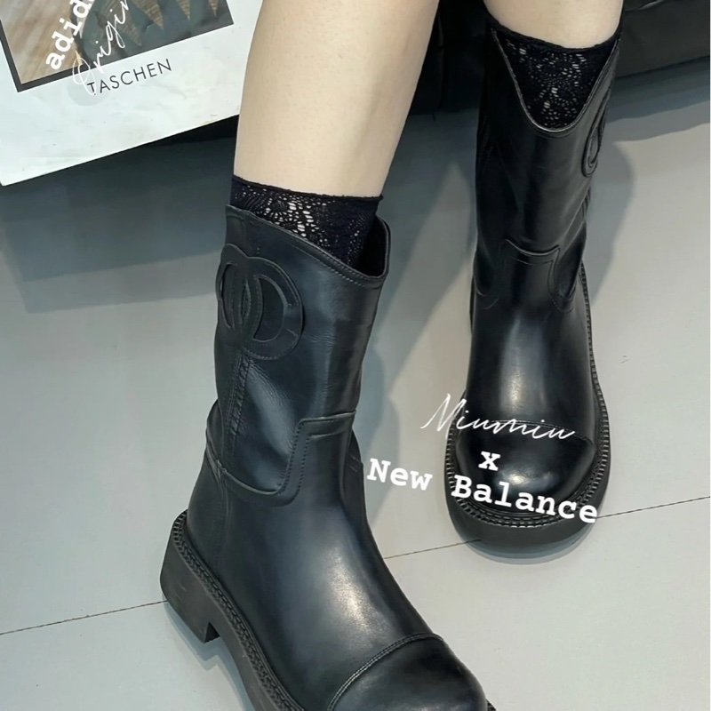 CHANEL香奈兒騎士靴黑色-3