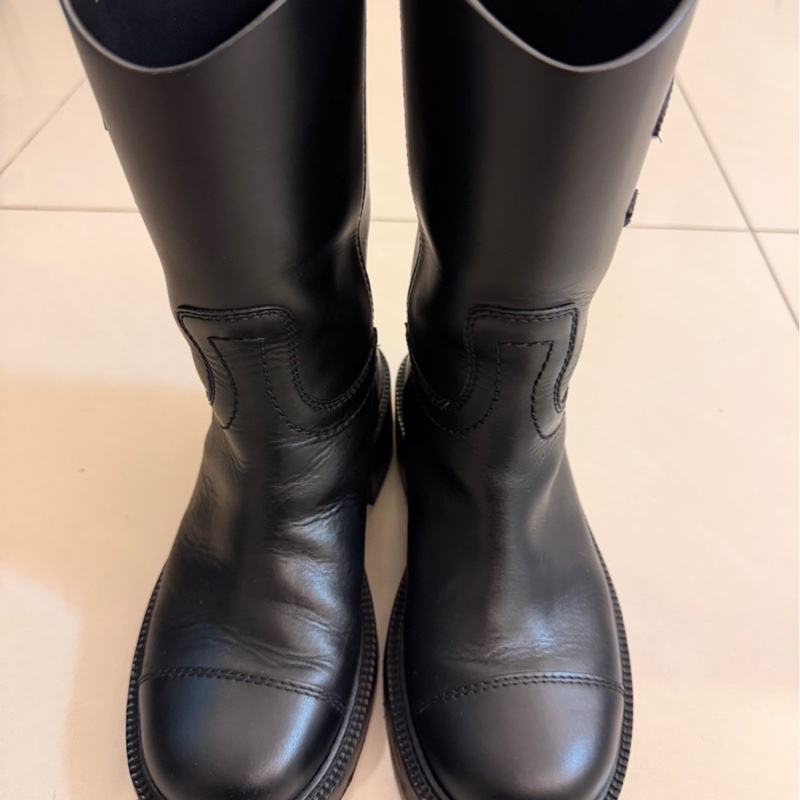 CHANEL香奈兒騎士靴黑色-4