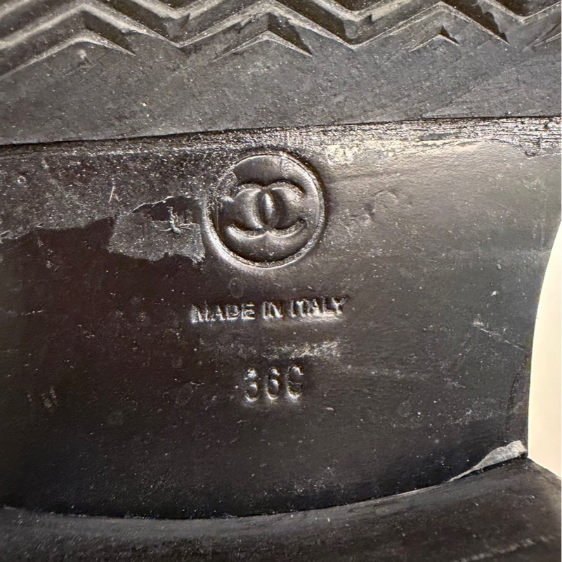 CHANEL香奈兒騎士靴黑色-29