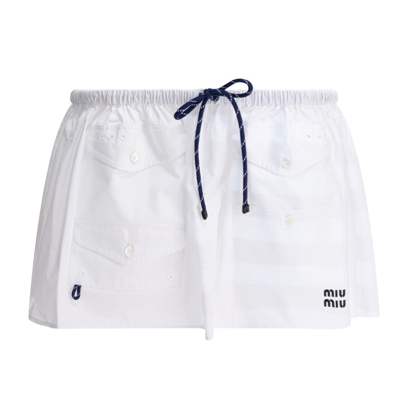 Miu Miu 女士 圖案半身裙IT-36 IT-38 IT-40 IT-42 IT-44碼-0