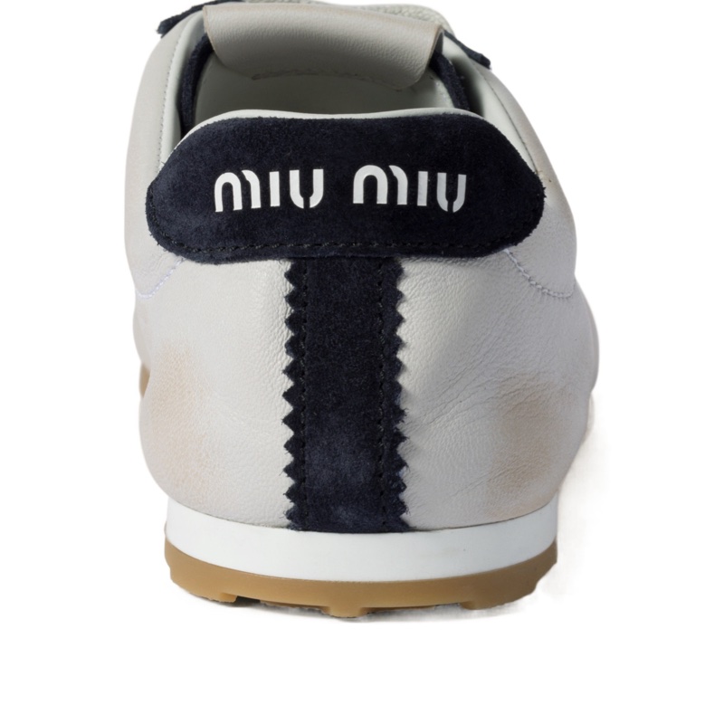Miu Miu 女士 Plume系帶運動鞋36 36.5 37 37.5 38 38.5 39 40 41碼-1
