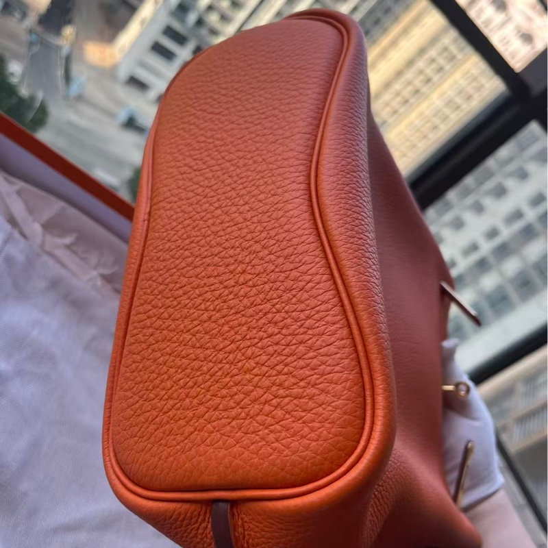 🌈Hermes🧡So Kelly 22🧡橙色金扣🌈99新🌟有盒🧡Togo皮🌟Stamp T🌟愛馬仕🌟-6