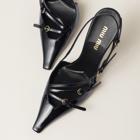 Miu Miu 女士 帶扣露跟高跟鞋36 37 37.5 38 38.5 39 39.5 40 40.5 41碼