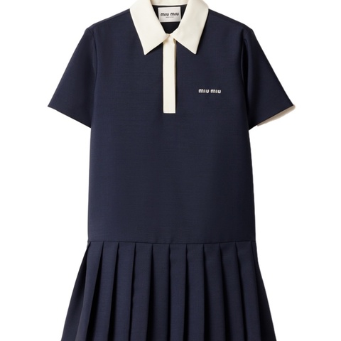 Miu Miu 女士 短袖連衣裙IT-38 IT-40 IT-42碼