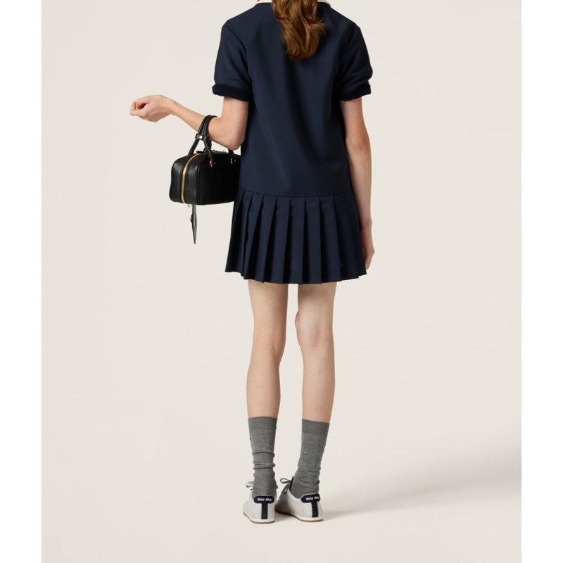 Miu Miu 女士 短袖連衣裙IT-38 IT-40 IT-42碼-4