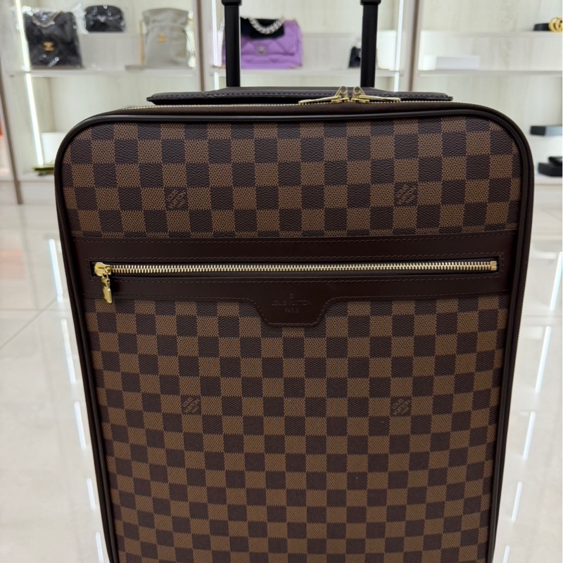 Lv棋盤格行李箱-1