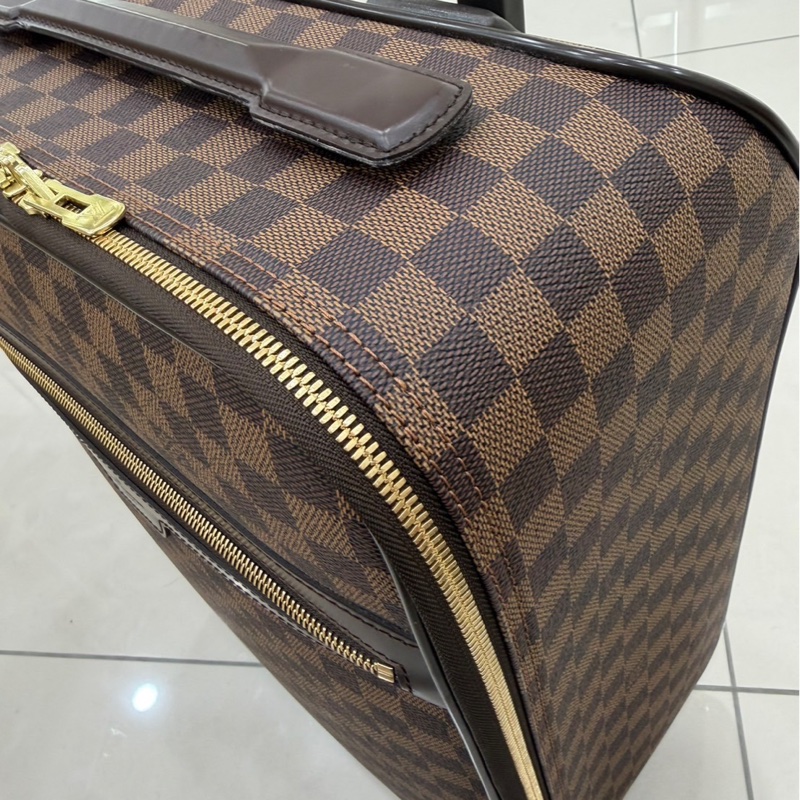 Lv棋盤格行李箱-6