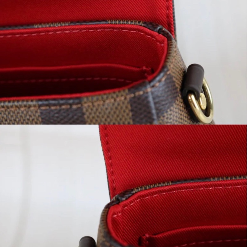 「JL精品代購」極新 LV 棋盤格 corisette 郵差肩背包-13