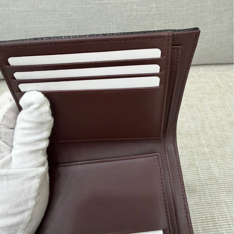 香奈兒Chanel 經典荔枝牛皮三折短夾-18