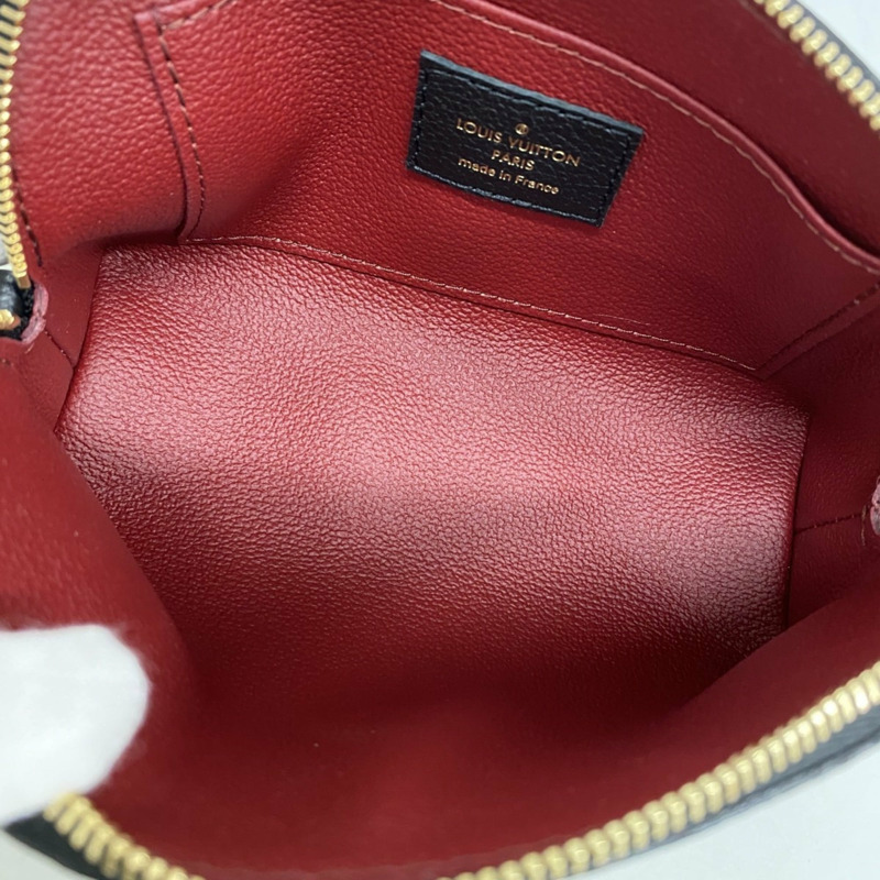 路易威登 Monogram Empreinte 雙色 Pochette Tick PM 手袋 M59086 黑色/米色 女款 P2130520-3