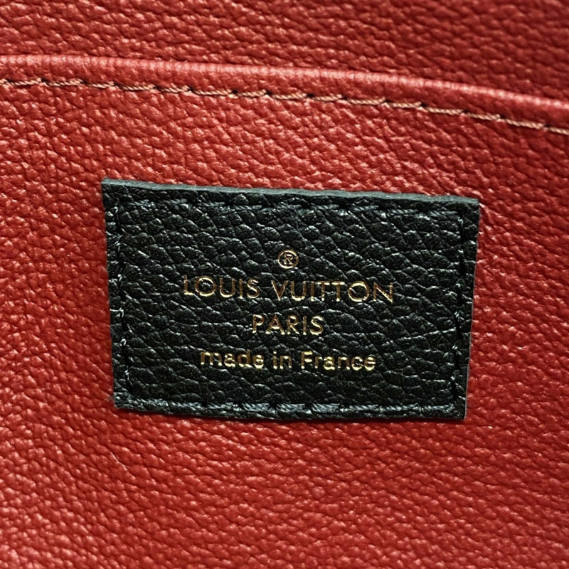 路易威登 Monogram Empreinte 雙色 Pochette Tick PM 手袋 M59086 黑色/米色 女款 P2130520-4