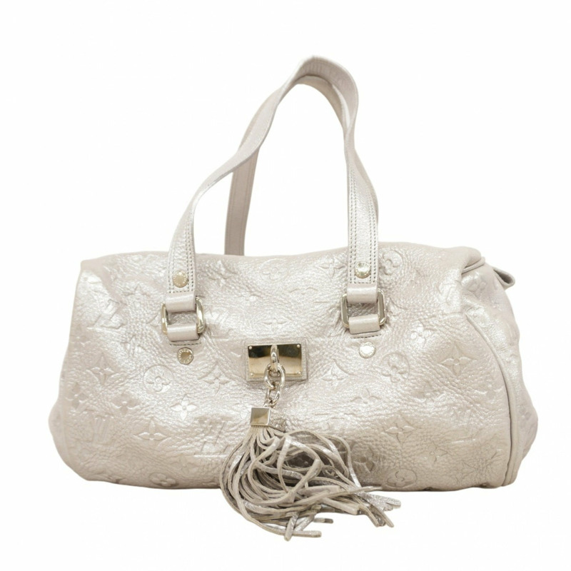 路易威登 Monogram Shimmer Comete 手提包 M95817 銀色 女士-0