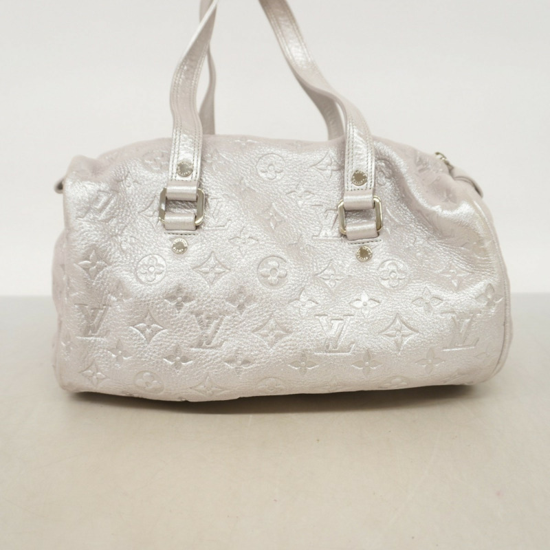 路易威登 Monogram Shimmer Comete 手提包 M95817 銀色 女士-8