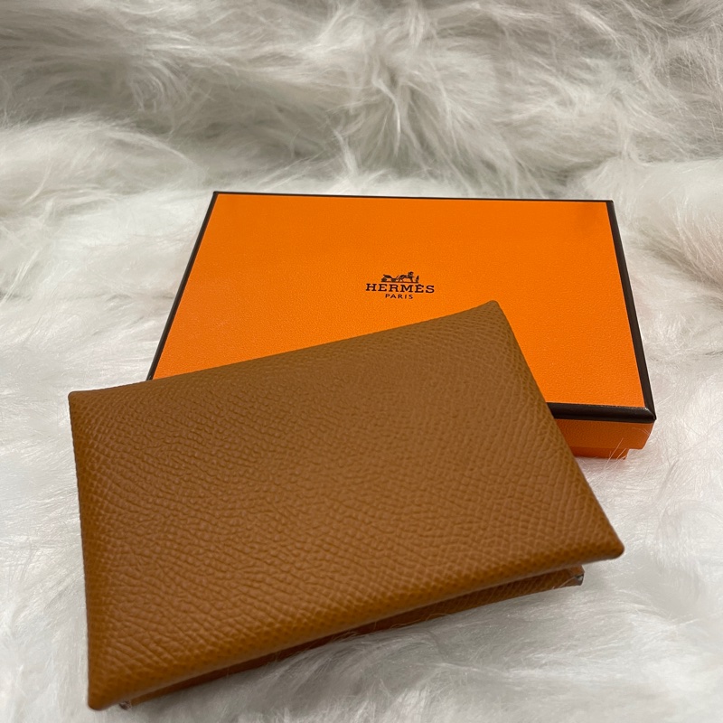 愛馬仕Calvi 棕+氣泡綠 拼色-3