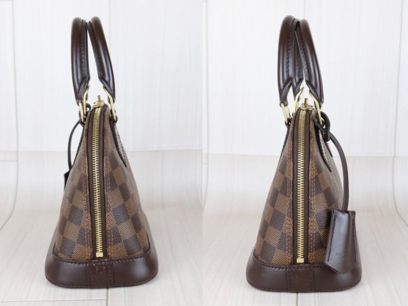 「JL精品代購」98新 LV 棋盤格 Alma BB 肩背/手拿包-3