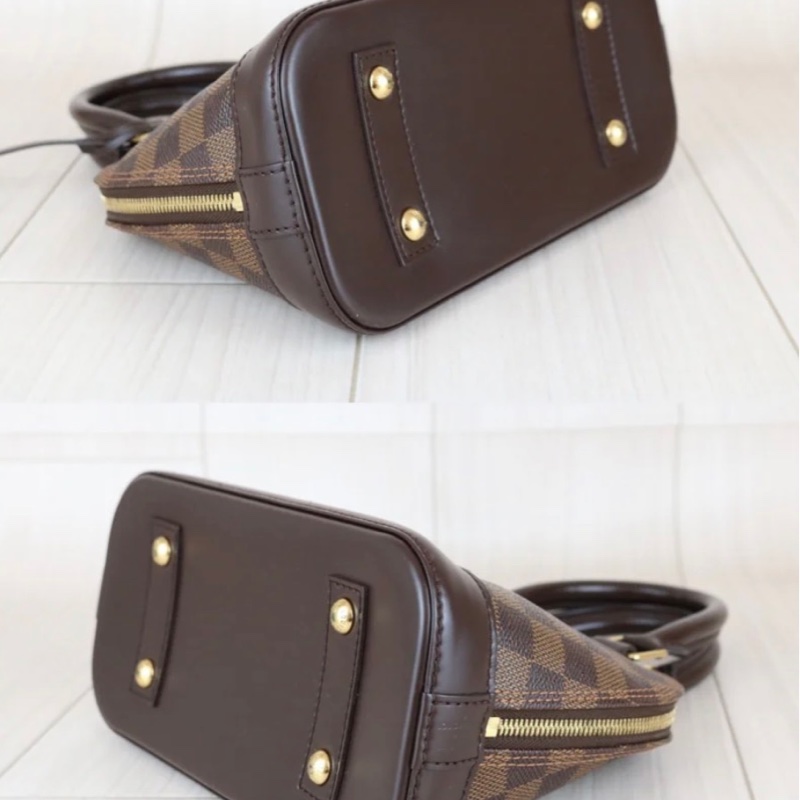 「JL精品代購」98新 LV 棋盤格 Alma BB 肩背/手拿包-6