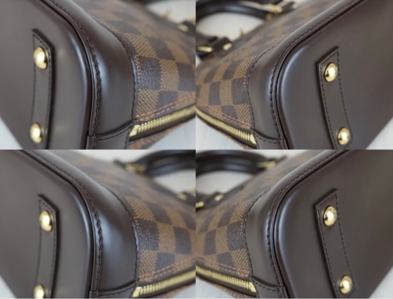 「JL精品代購」98新 LV 棋盤格 Alma BB 肩背/手拿包-7