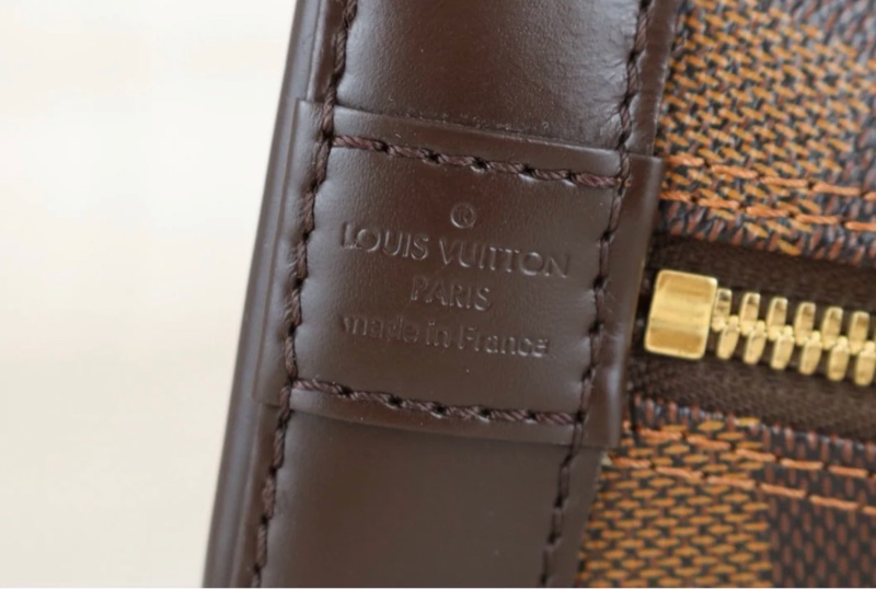 「JL精品代購」98新 LV 棋盤格 Alma BB 肩背/手拿包-10