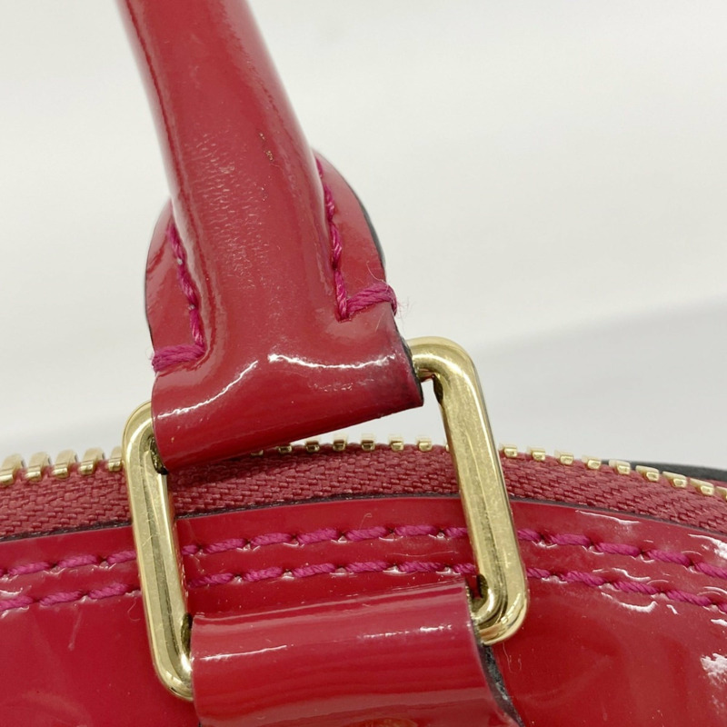 路易威登 Vernis Alma BB 手提包 M91698 胭脂紅 2 款女士手提包-5