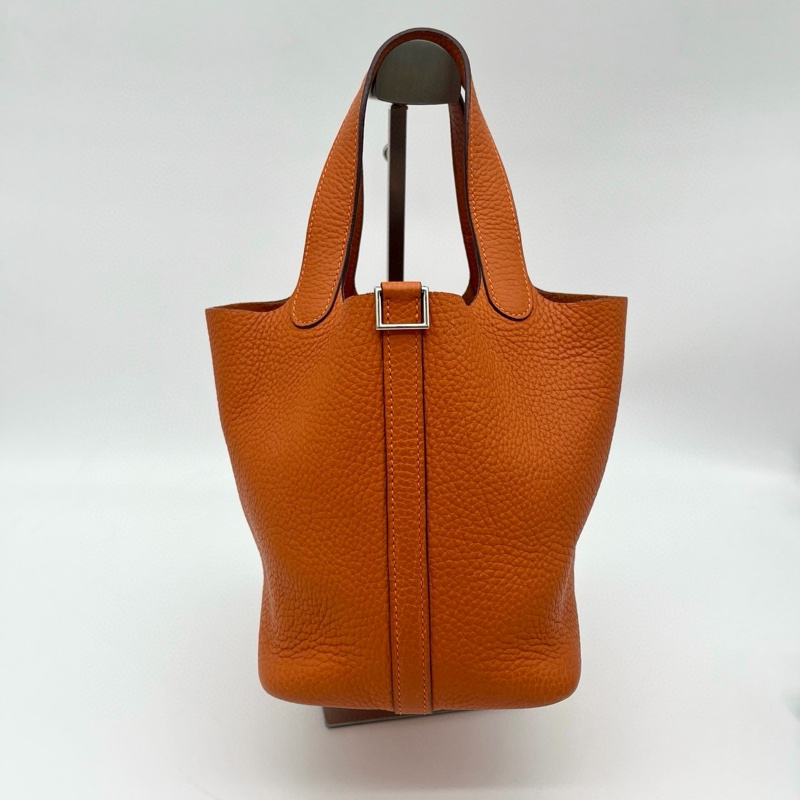 「JL精品代購」愛馬仕菜籃子18 愛馬仕橘-3