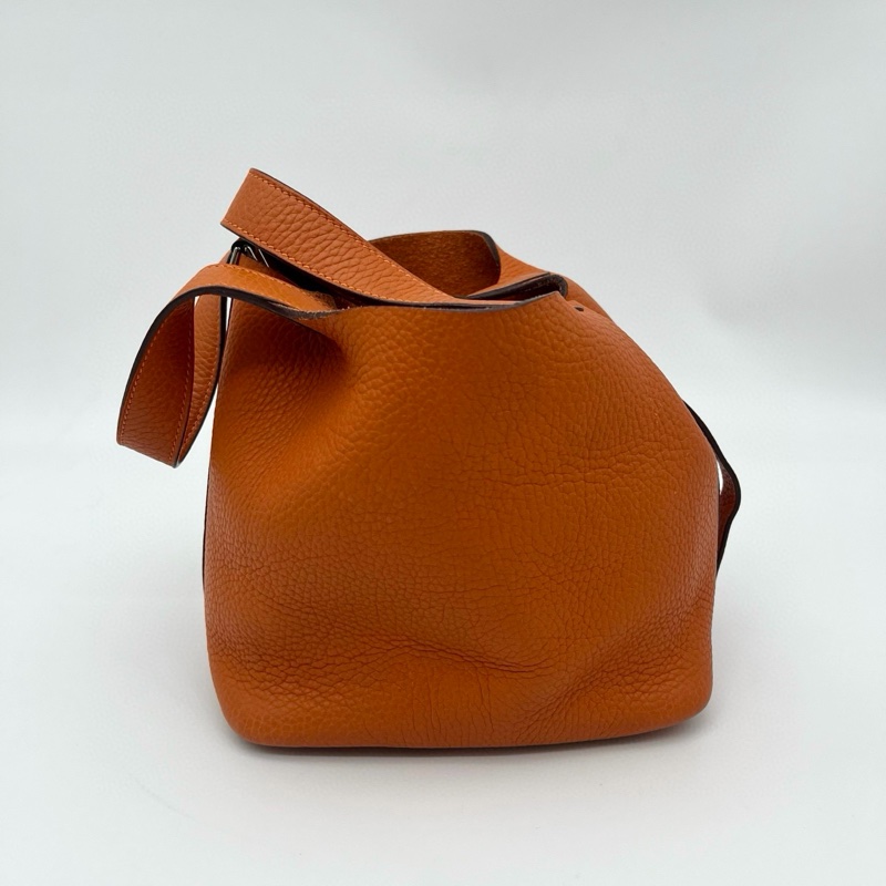 「JL精品代購」愛馬仕菜籃子18 愛馬仕橘-4