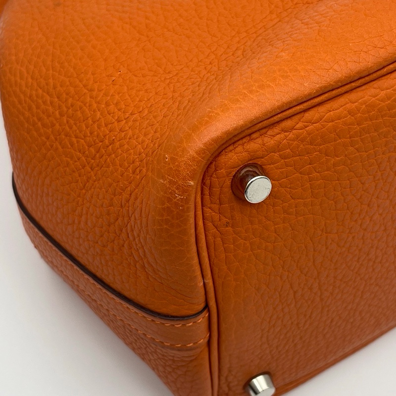 「JL精品代購」愛馬仕菜籃子18 愛馬仕橘-9