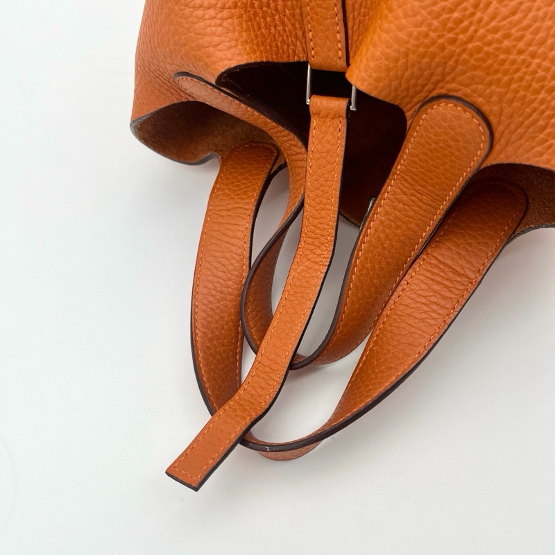 「JL精品代購」愛馬仕菜籃子18 愛馬仕橘-12