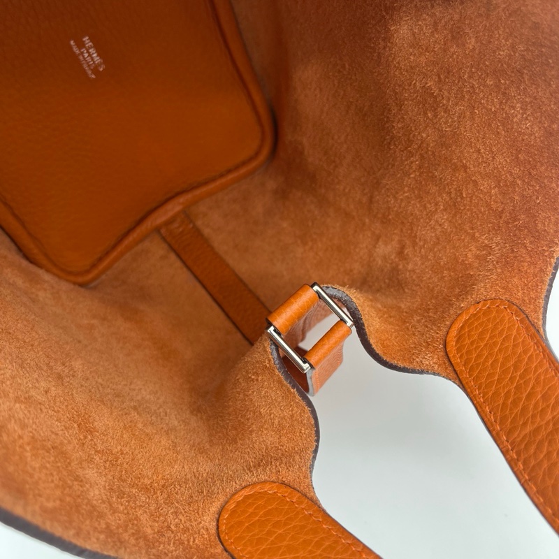 「JL精品代購」愛馬仕菜籃子18 愛馬仕橘-15