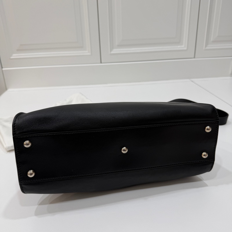 FENDI 芬迪 Peekaboo 黑色 斑馬紋 肩背包 斜背包 手提包 側背包-20