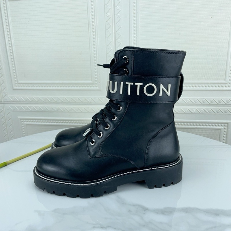 98新 lv路易威登黑色短靴，37.5碼 無附件-1
