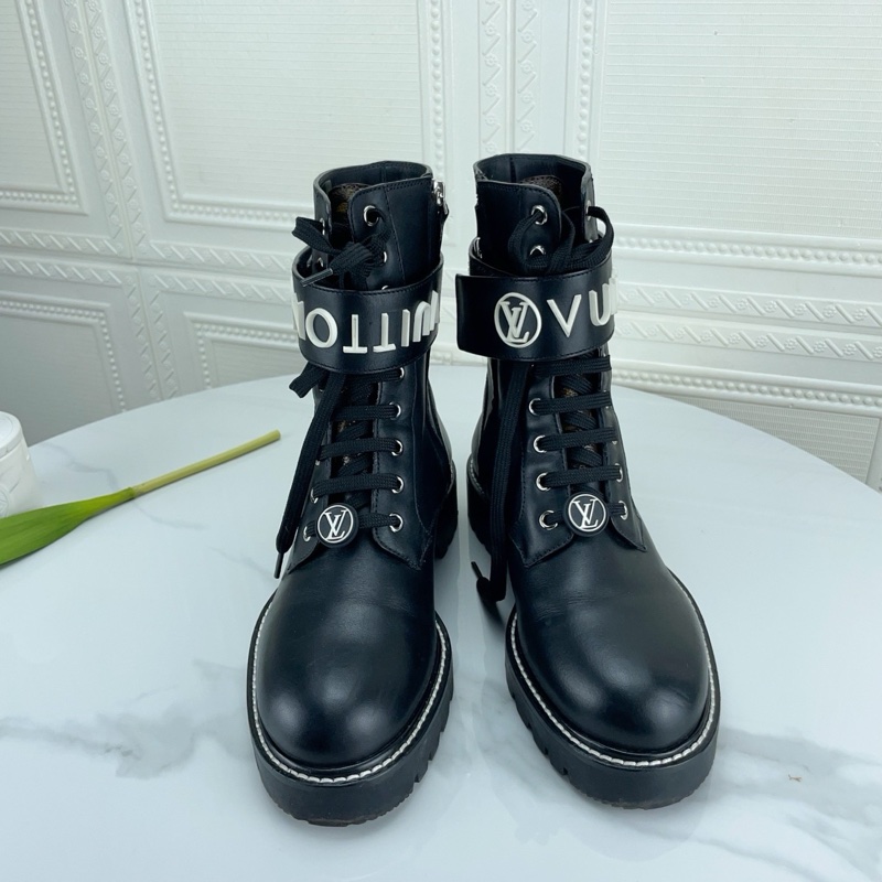 98新 lv路易威登黑色短靴，37.5碼 無附件-3