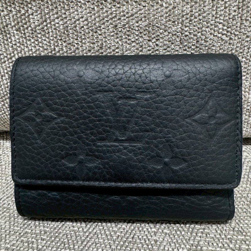 LV老花三折錢包-0