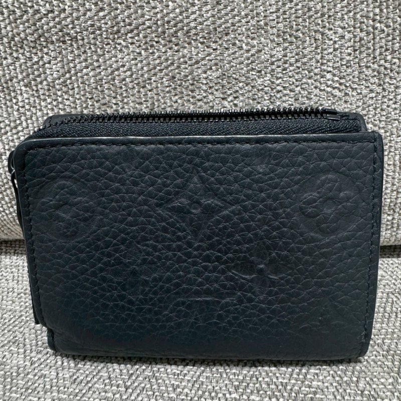 LV老花三折錢包-1