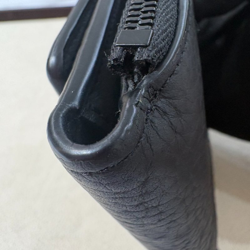 LV老花三折錢包-8