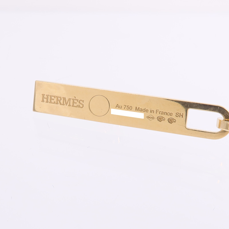 HERMES 18K黃金Kelly Chaine Choker鑽石項鍊-6