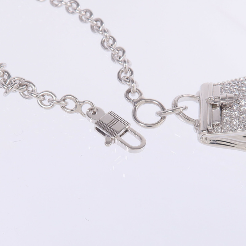 HERMES 18K白金Amulettes Kelly Bracelet鑽石手鏈-7